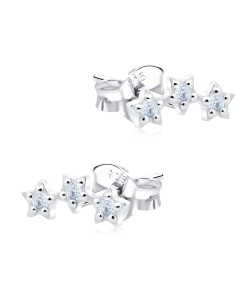 Triple Star Stud Earring STS-6925